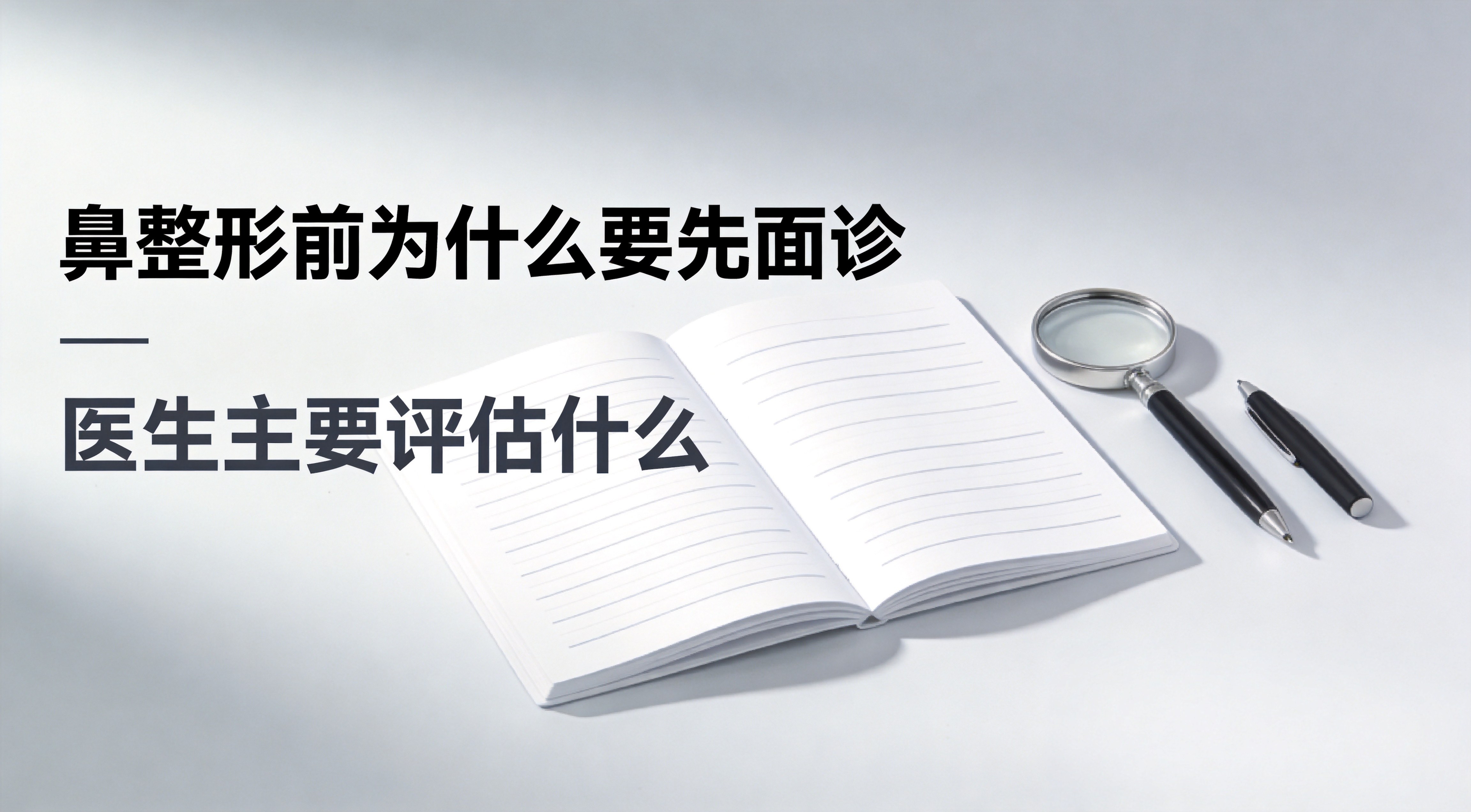 做鼻整形之前为什么要先面诊?医生主要评估什么