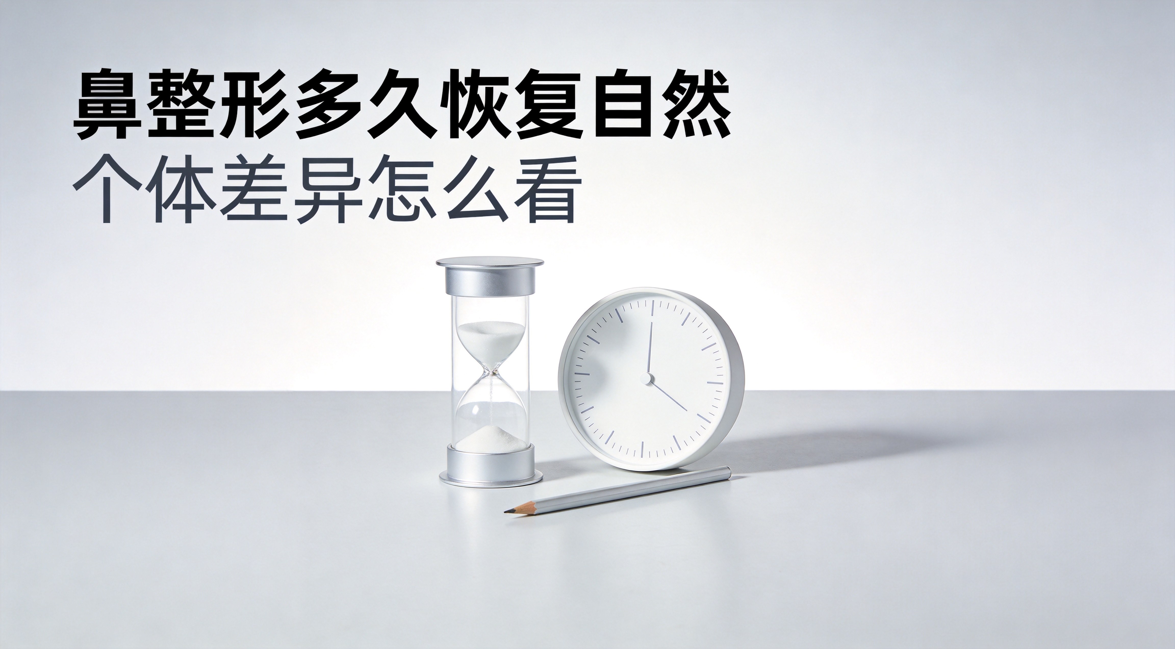 做完鼻整形多久能恢复自然?个体差异怎么看懂