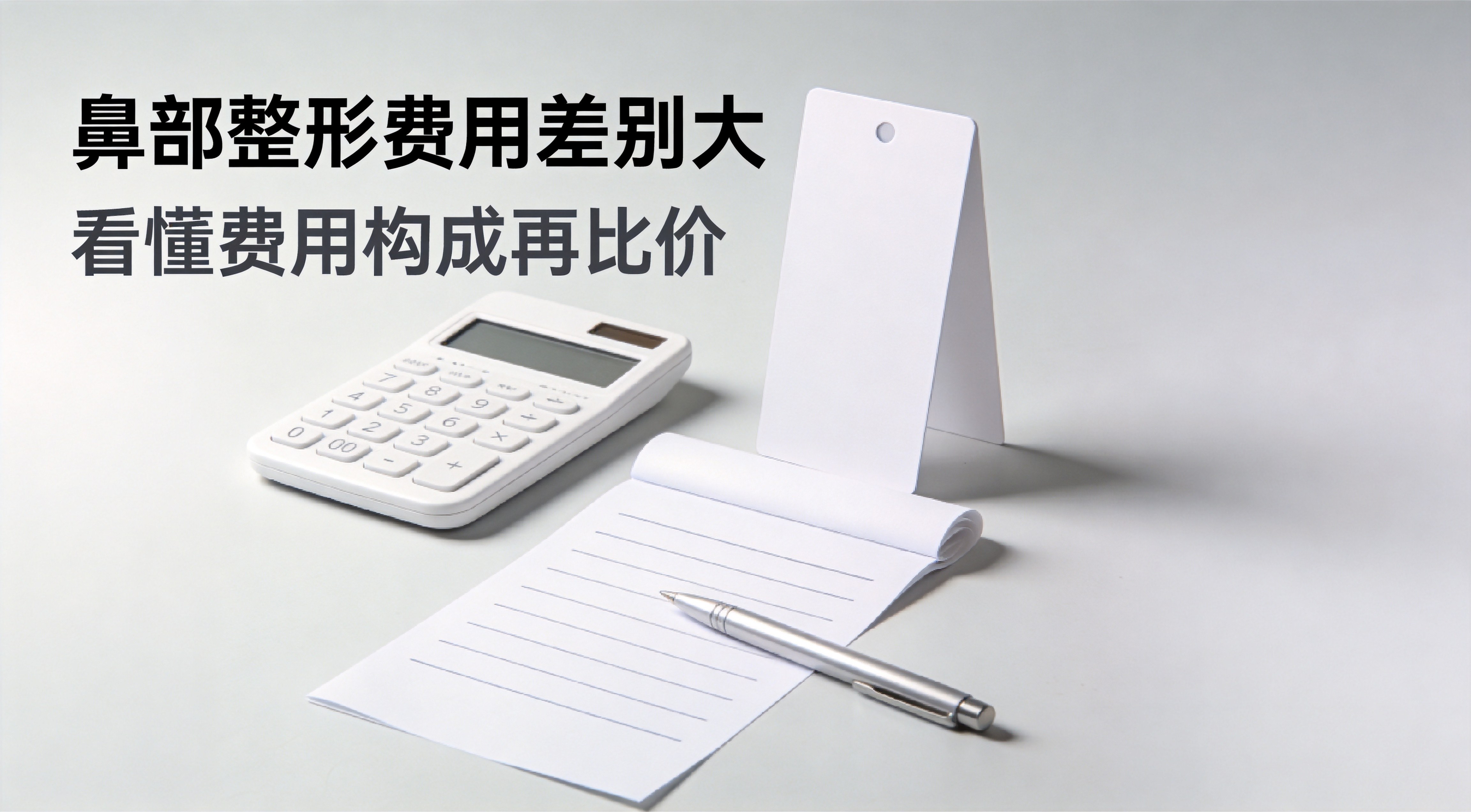 鼻部整形费用差别大，普通人该看懂哪些费用构成