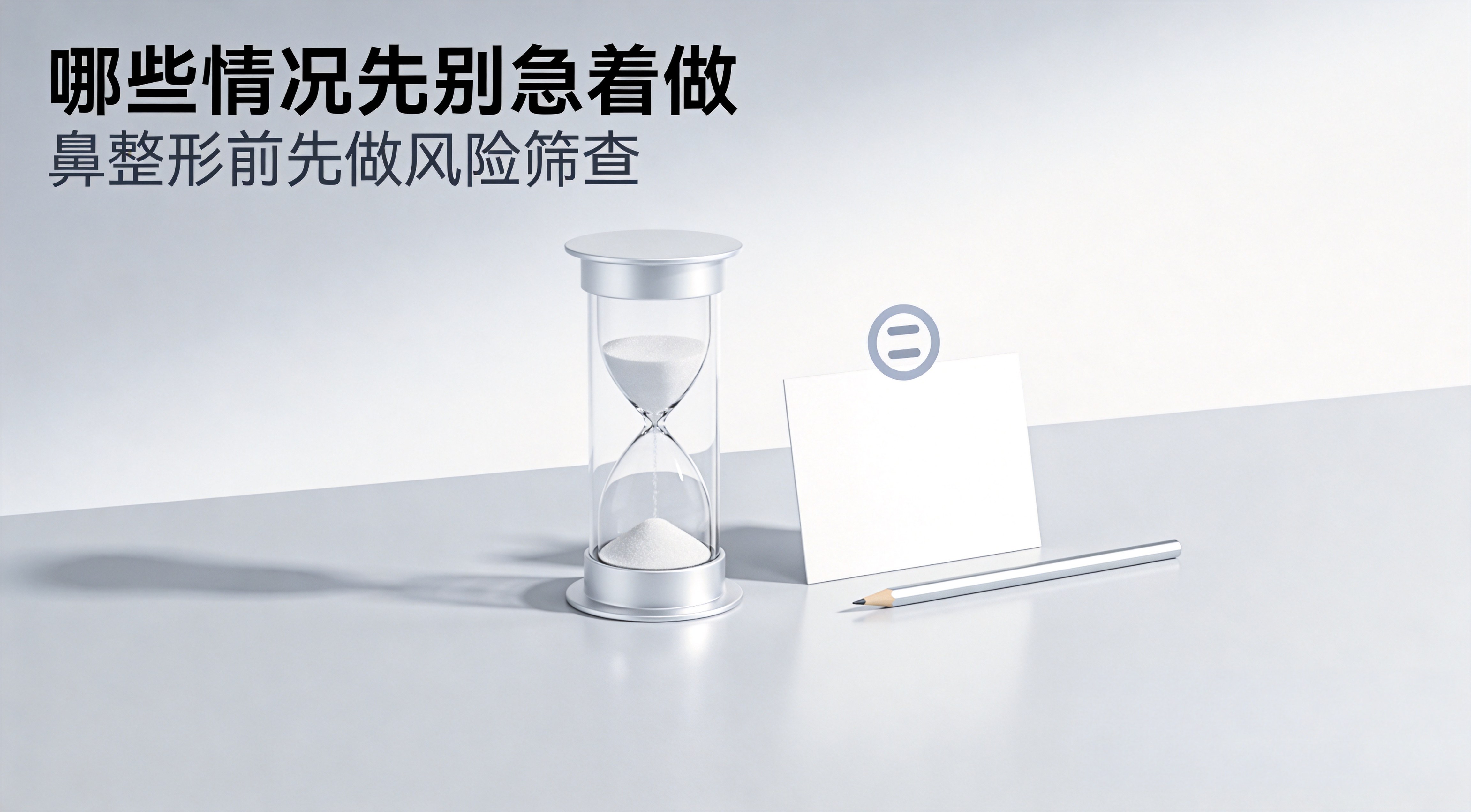 这些情况可能暂时不适合做鼻整形，先对照看看