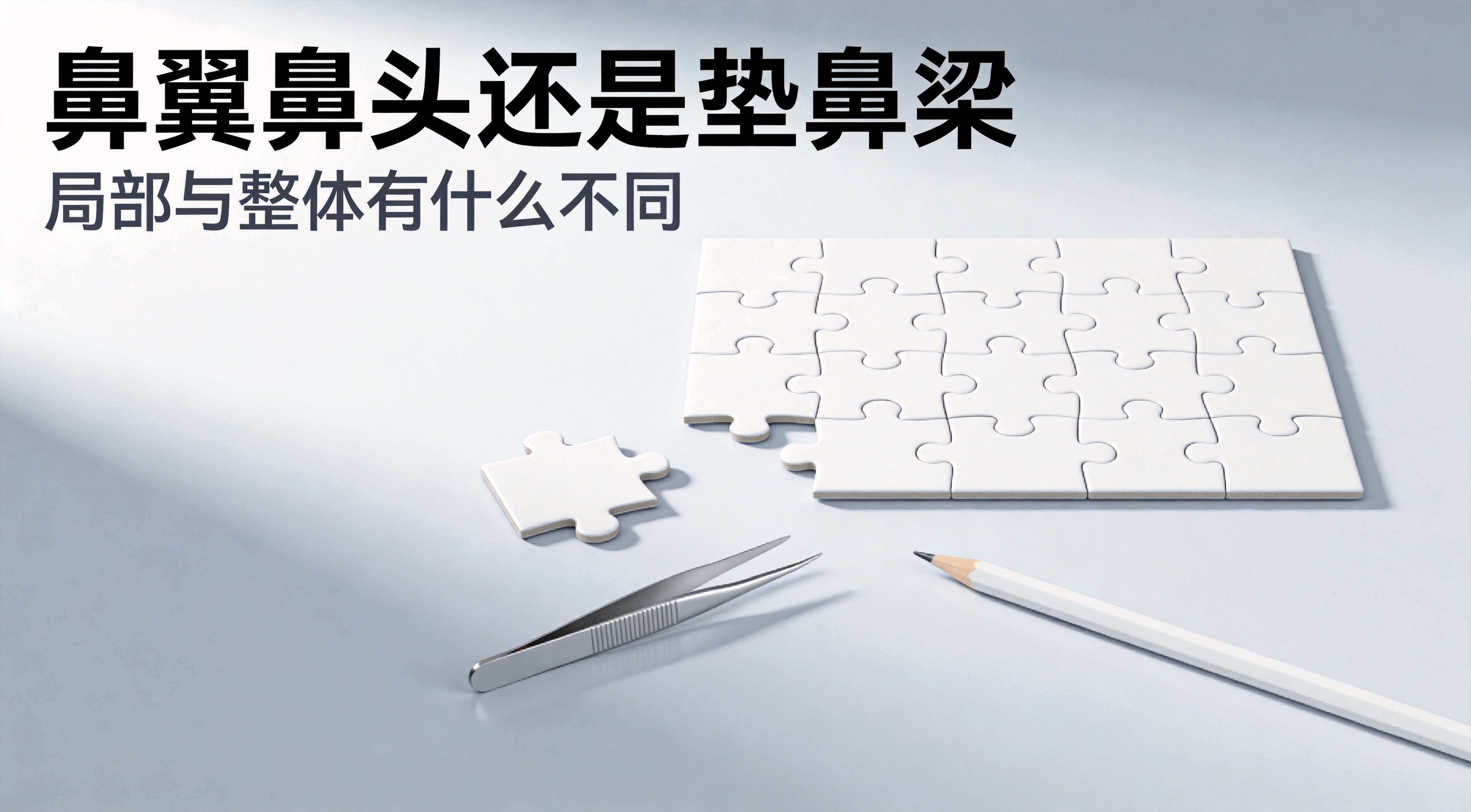 鼻翼、鼻头整形和单纯垫鼻梁不是一回事？区别在这