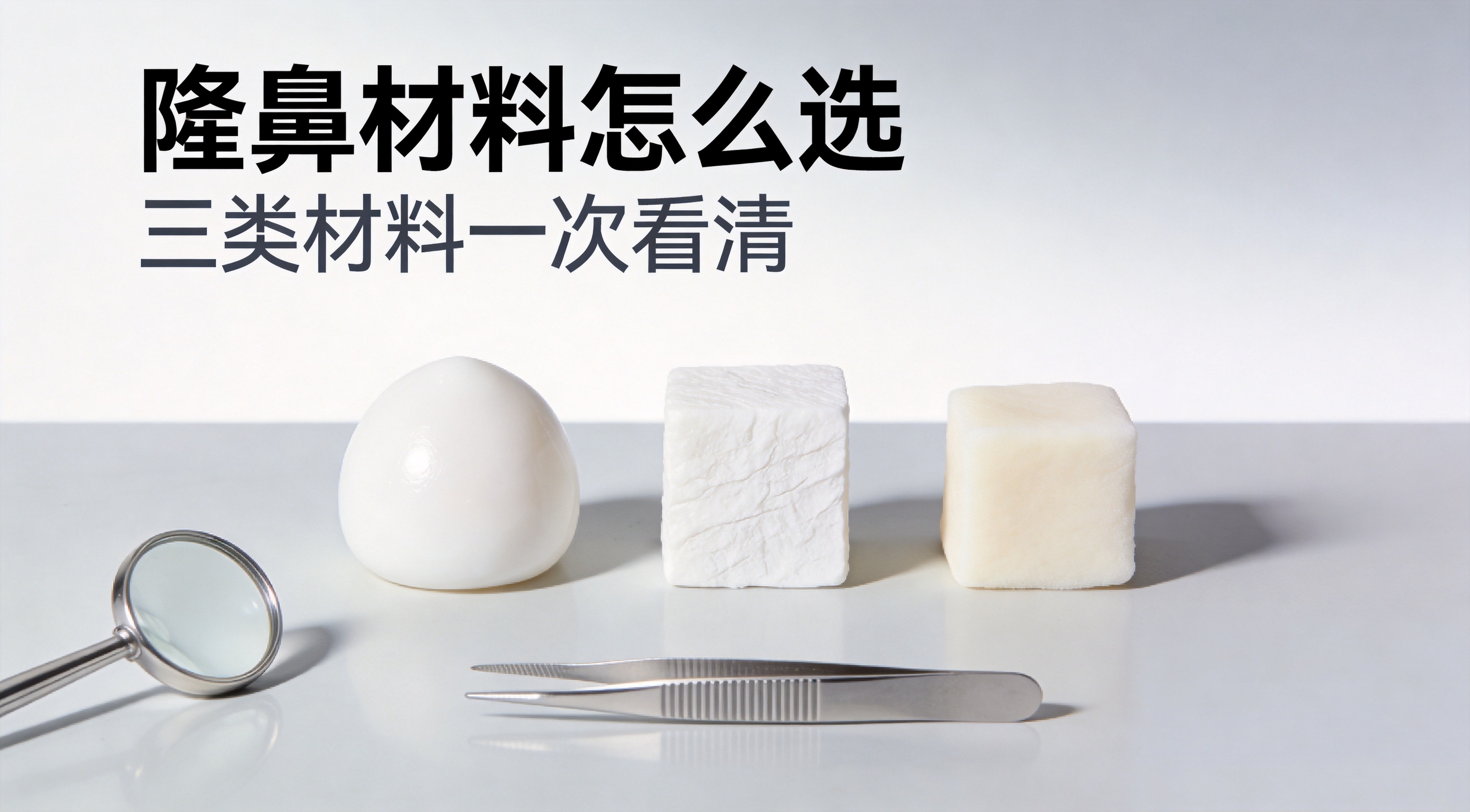 隆鼻材料到底怎么选?假体自体软骨注射有啥区别