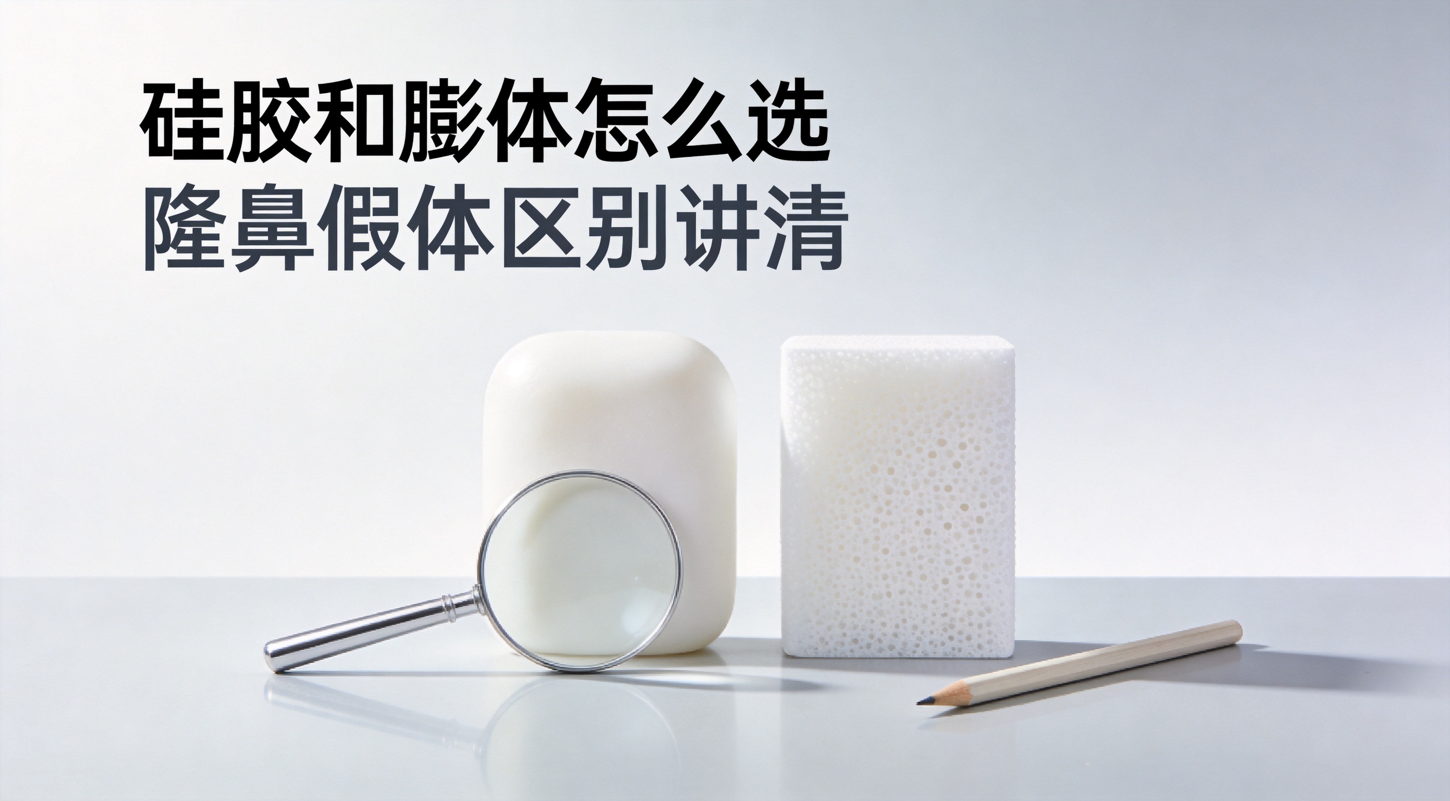 隆鼻选硅胶还是膨体？两种假体区别这次讲清楚