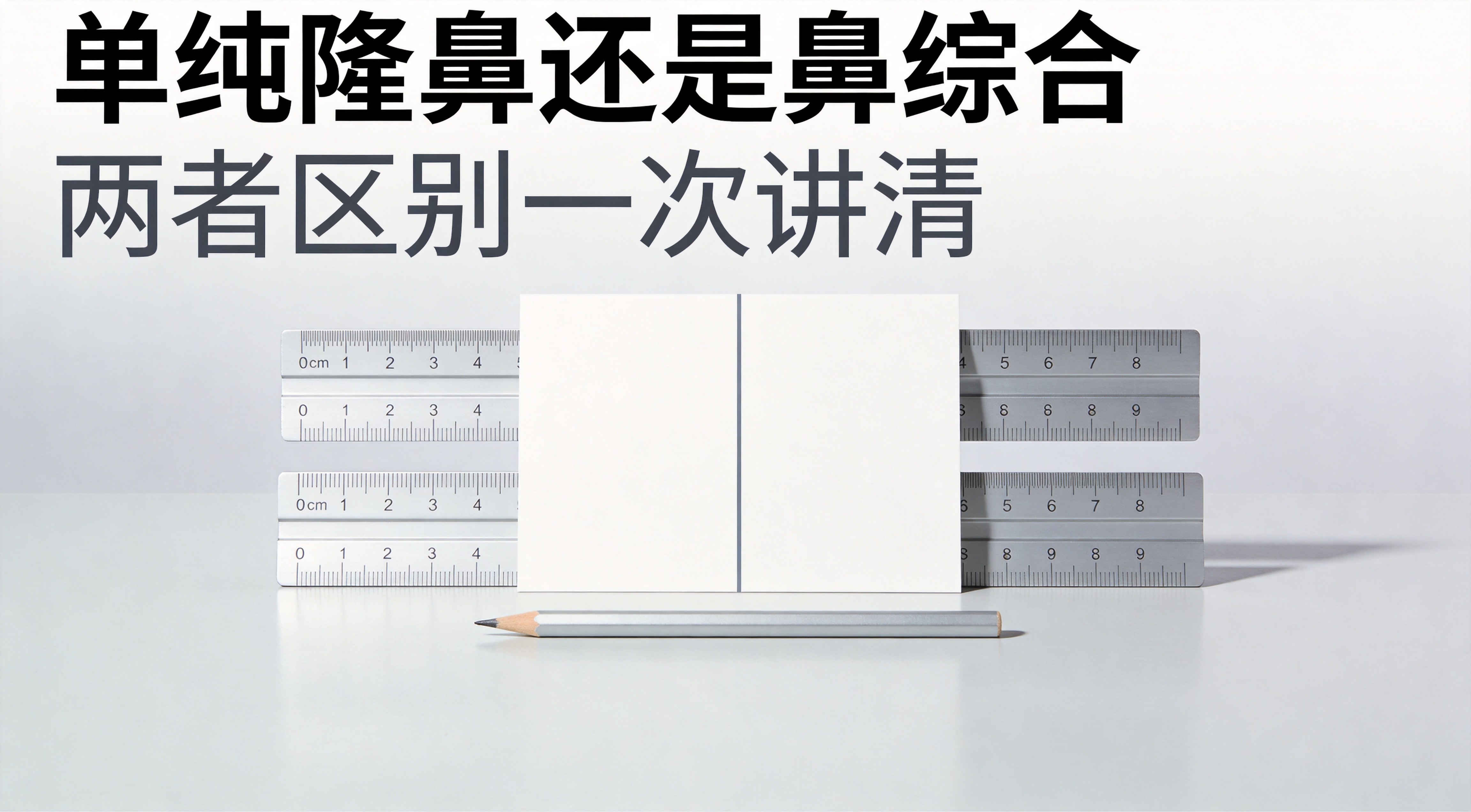 单纯隆鼻和鼻综合是一回事吗？区别主要在哪里